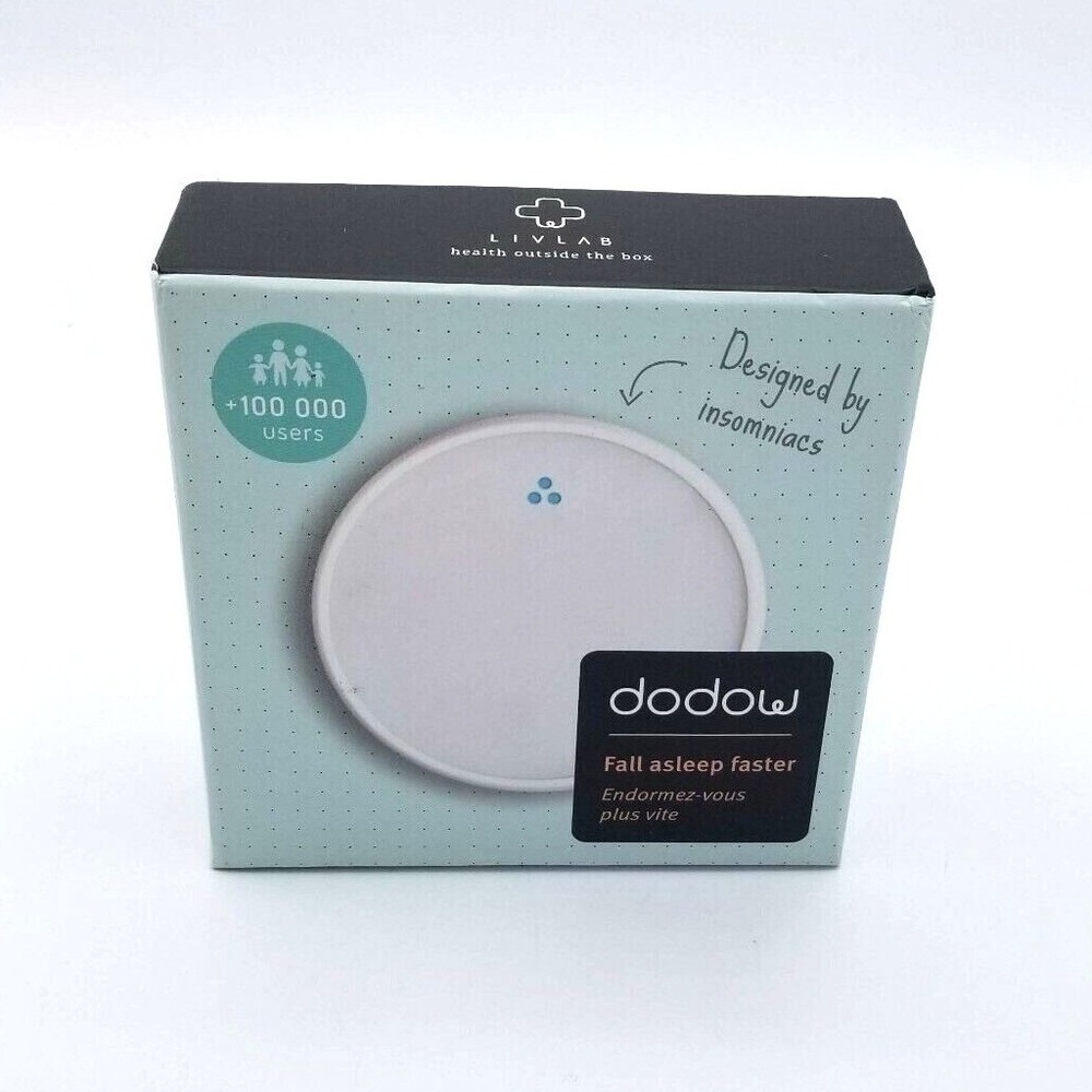 Dodow Sleep Aid Device Blue Light Metronome Insomnia Treatment Fall Asleep
